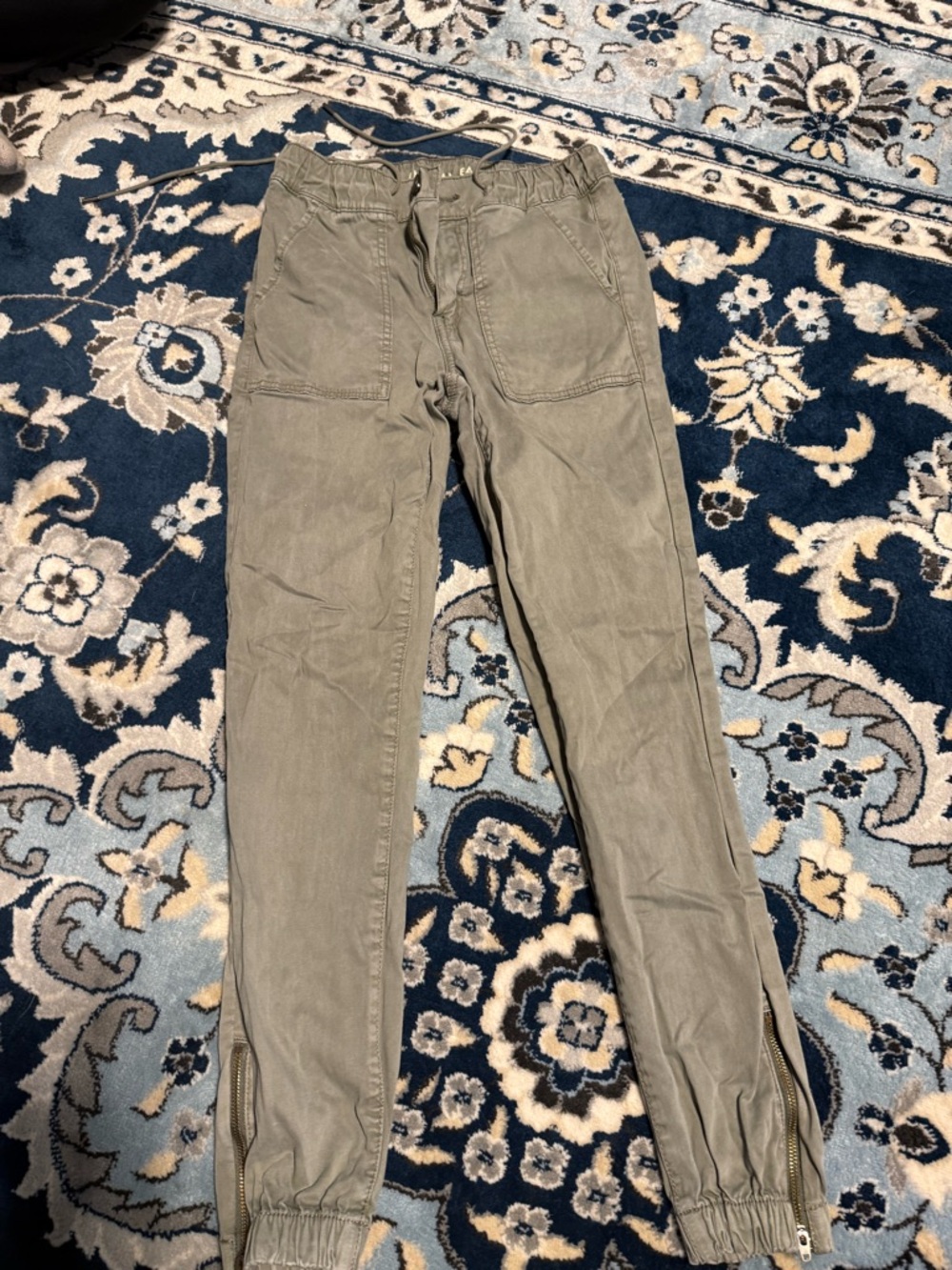 American Eagle Outfitters Olive Green Jogger Jeans